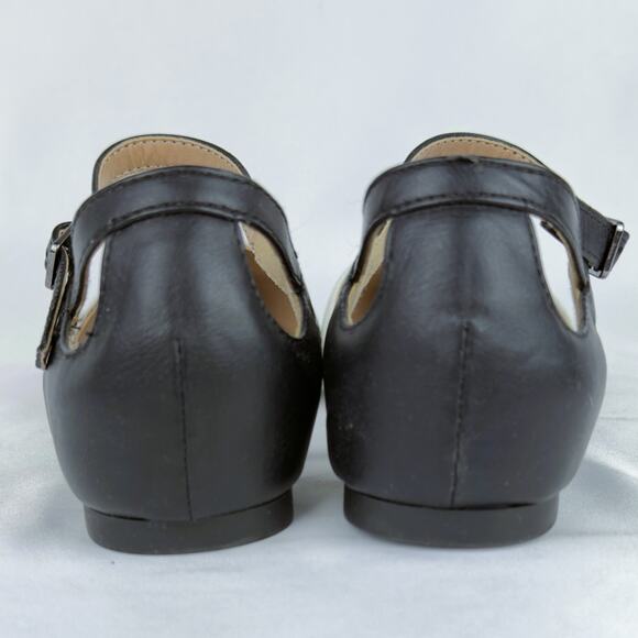 CL BY LAUNDRY Black & White Pointed Toe Ankle Strap Flats Women’s Size 6M - Picture 5 of 7